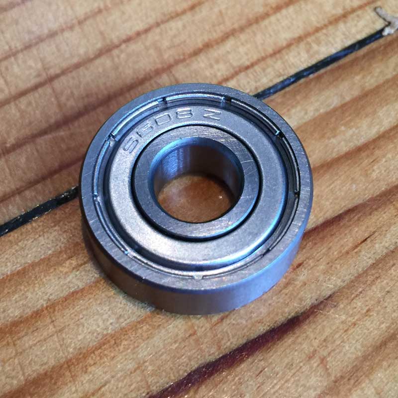 Sealed aluminium shield bearings